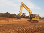 Queensland's first automatic Komatsu excavator