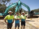 Sydney drainage and civil contractor backs Kobelco excavators
