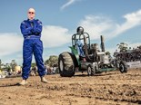 Farm-fuelled hoonery: Woody goes tractor pulling