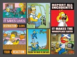 Promoting workplace safety through The Simpsons