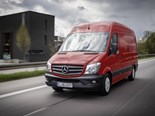 One of the new Mercedes-Benz Sprinter models.