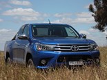 The HiLux SR5 Extra Cab getting its legs dirty.