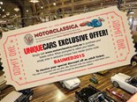 Special discount on Motorclassica tickets with Unique Cars