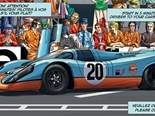 Steve McQueen "Le Mans" Graphic Novel by Sandro Garbo