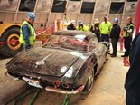 Sinkhole Corvette restoration begins