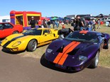 These GT40s added some welcome colour to the event.