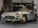 Barn Find: Two Mercedes-Benz Gullwings displayed at Amelia Island