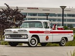Honda lovingly restored a 1961 Chevrolet Apache 10 pickup