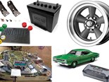Dodge 1:18-scale model + American Racing wheels + Lithium Jump Starter - Gearbox 443