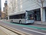 The electric bus will provide a quiet ride for customers