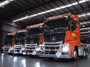 Simon National Carriers adds four new Actros to its fleet