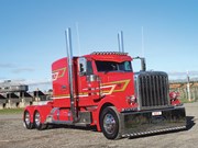 The Peterbilt 388 show truck is back with a new look