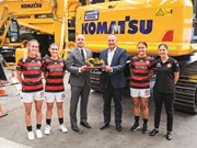 Komatsu signs Wanderers FC partnership