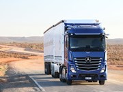 Benz to showcase new Actros with online live drive