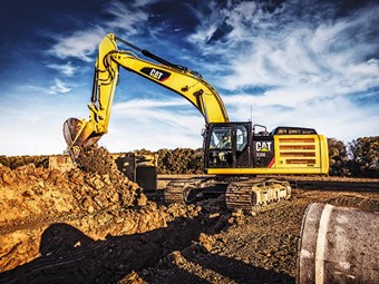 New product release: Cat 336E hybrid excavator