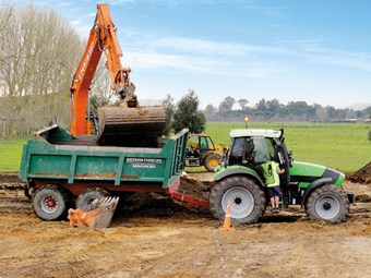 Diggers and drainage: Rogerson Farms Ltd