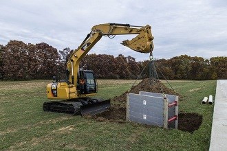 Caterpillar launches new 14 tonne excavator