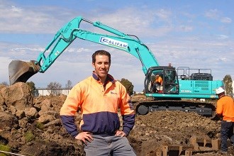 Califam selects new Kobelco SK500LC-9 for pipeline business 