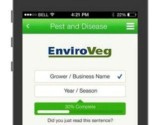 New sustainability app for vegetable farmers