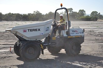 Concrete contractor counts on Terex
