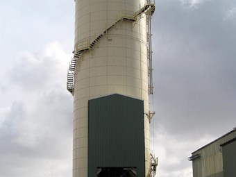 Dry bulk storage silos from Tasman Tank Co.