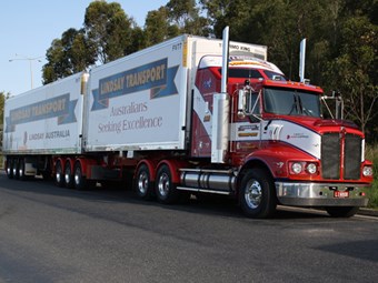 Lindsay Transport truckie named driver of the year