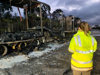NSW EPA releases guide for prevention of truck fires