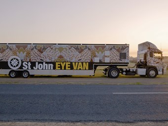 UD and St Johns deliver mobile eye clinic 