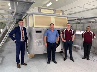 QUEENSLAND HERITAGE BUS TRIO ‘REFURBS’ FAST-TRACKED
