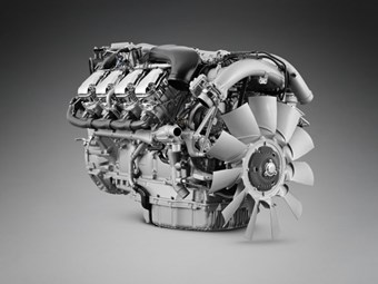 Scania pushes on with V8 engine efficiency