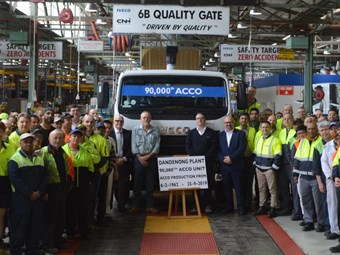 90,000TH IVECO ACCO ROLLS OFF PRODUCTION LINE