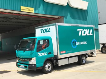 Toll puts eCanter to work in Sydney
