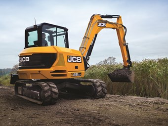 New 8-tonne JCB excavators offer tail swing options