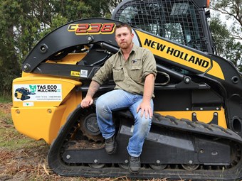 Equipment focus: Tas Eco Mulching’s New Holland C238