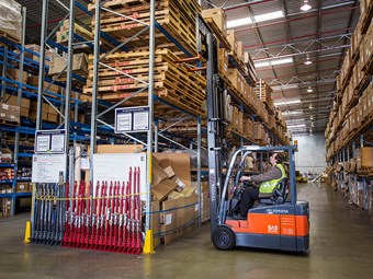 Case study: Toyota forklifts shine in warehouse’s tight spaces