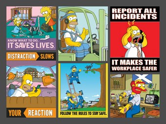 Promoting workplace safety through The Simpsons