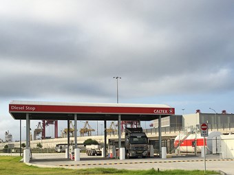 Caltex opens truck stop in Port Botany 