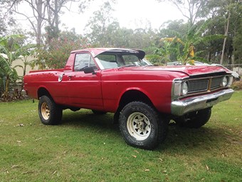 Ford Falcon XY 4x4 ute in Qld auction