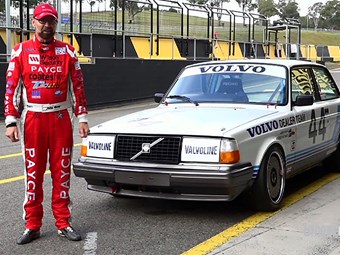 John Bowe reunited with Group A Volvo touring car - 30 years later!
