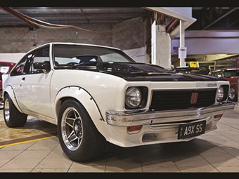 Torana A9X + Shelby Mustang + HQ Monaro feature at Lloyds