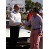 Auto Italia: Award winner Phil Nash (on left)