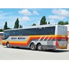 The 4.5m-long 3-axle MAN-Coach Design coach looks sharp from the outside