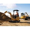 Cat triple threat: mini excavators