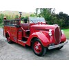 Restored Ford V8 vintage fire truck