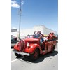 Restored Ford V8 vintage fire truck
