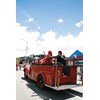 Restored Ford V8 vintage fire truck