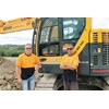 JD Glover’s Hyundai construction equipment