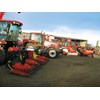 An impressive line up of red machinery in Grain Food s yard