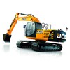 JCB JS200LC long carriage excavator white