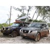 Old and new Nissan Patrol 4x4 vehicles